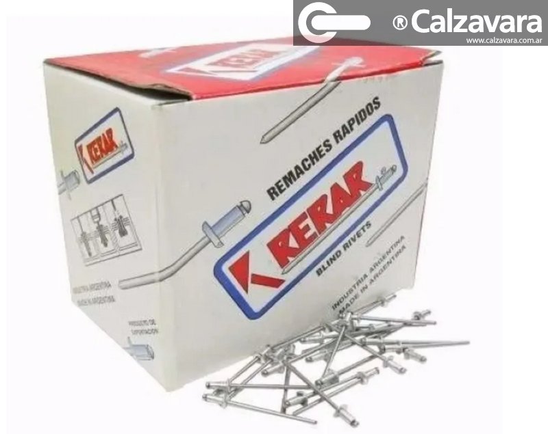 REMACHE RAPIDO C/CHATA 4x6mm  x100u