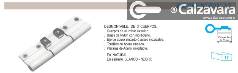 BISAGRA No.7033-3C