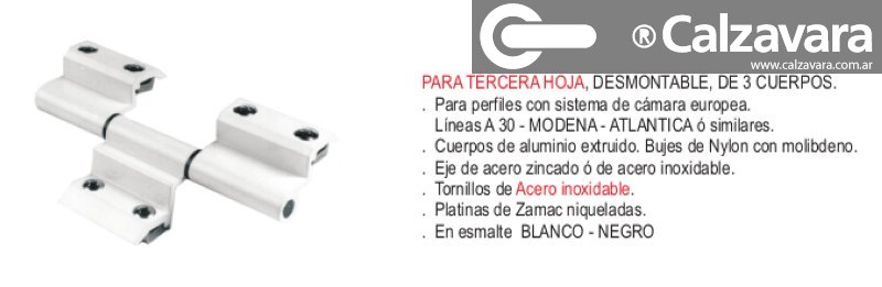 BISAGRA No.7081 3 C