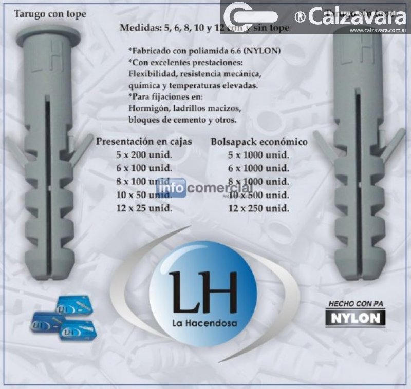 TARUGO 5mm x10u