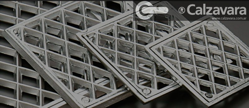 REJILLA ALUM REFORZADA 10x10