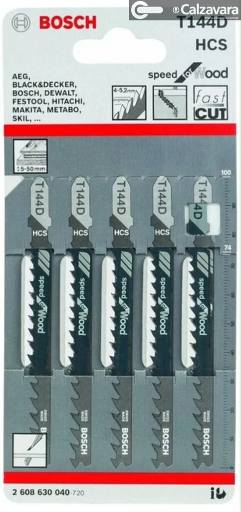 HOJA DE SIERRA CALADORA T144D