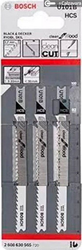 HOJA DE SIERRA CALADORA U 101B