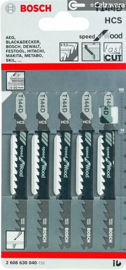 HOJA DE SIERRA CALADORA U 144D