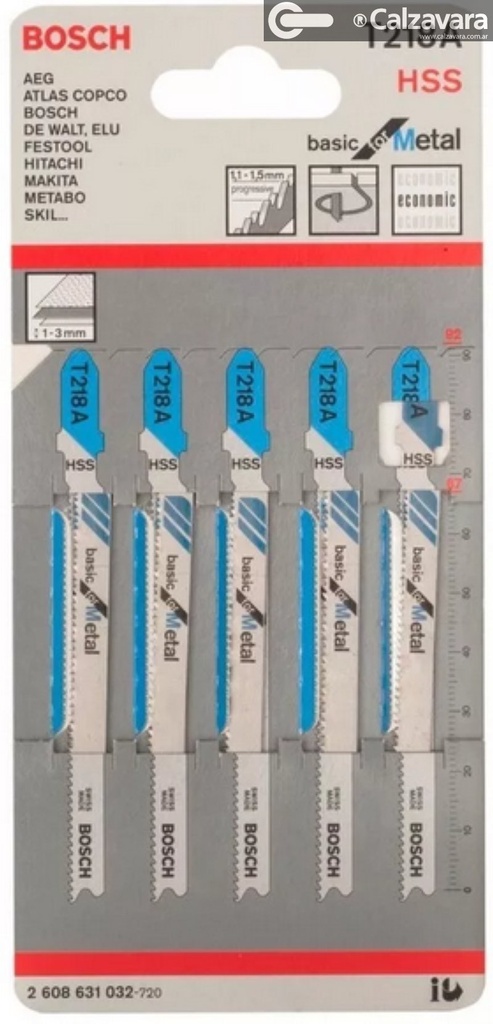 HOJA DE SIERRA CALADORA T218A