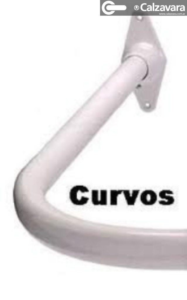 CANO P/BANO CURVO 0.75x1.75 ALUM NAT
