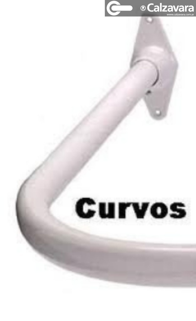 CANO P/BANO CURVO 1x1 mt BLANCO