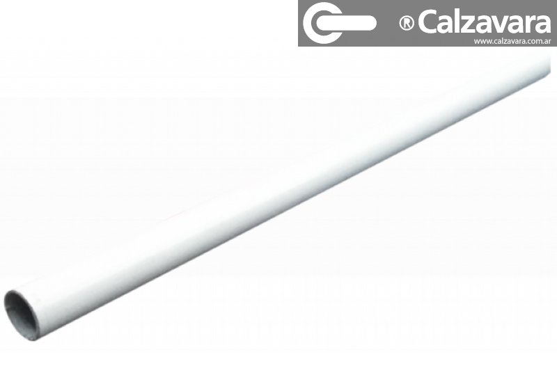CANO P/BANO 25mm ALUM BLANCO 2.40mt
