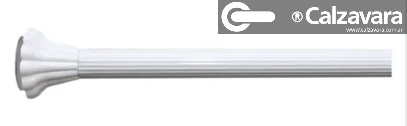 BARRAL EXTENSIBLE ESTRIADO BCO 2mt