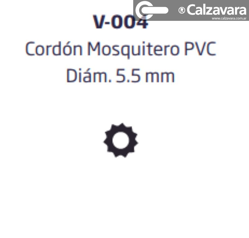 CORDON MOSQUITERO 5.5mm x100mt cauch
