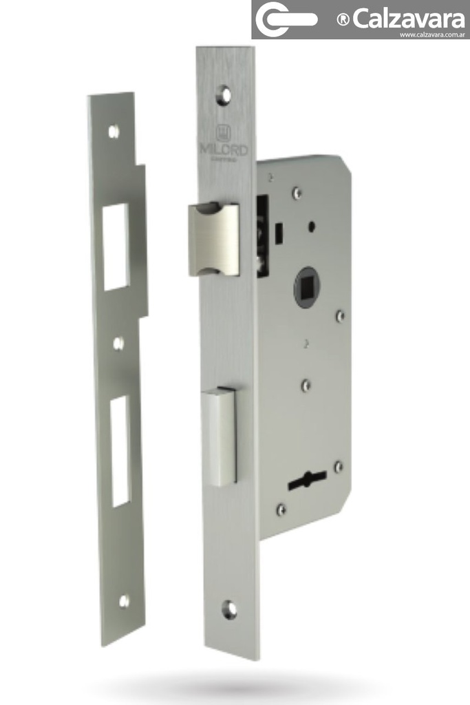 CERRADURA MILORD M404HC20 PLATIL