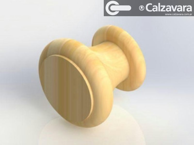 TIRADOR C/FILETE 30mm P BLANCO 1015P