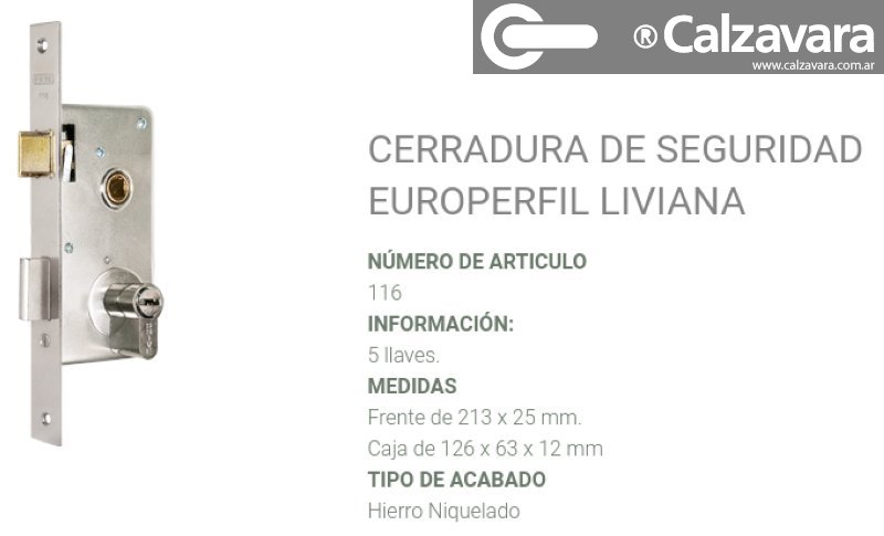 CERRADURA PRIVE 116 COMPUTADA