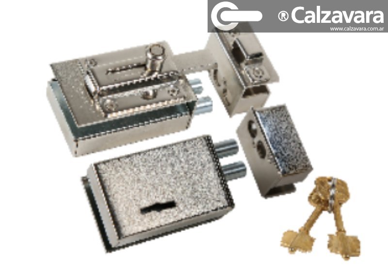 CERRADURA DE APLICAR C/PASADOR