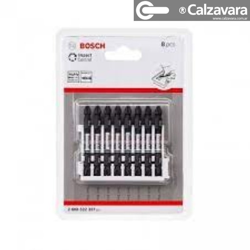 [00688001005] PUNTAS DOBLE BOSCH PH2 65MM X8u