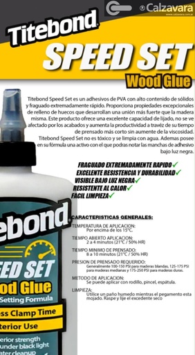 [04068001000] TITEBOND SPEED SET x237ml