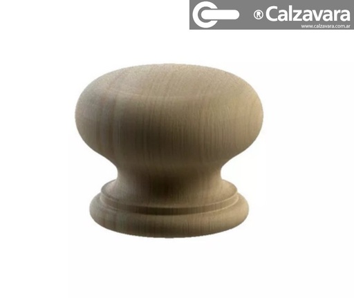 TIRADOR C/REDONDA 33mm P BLANCO 1001